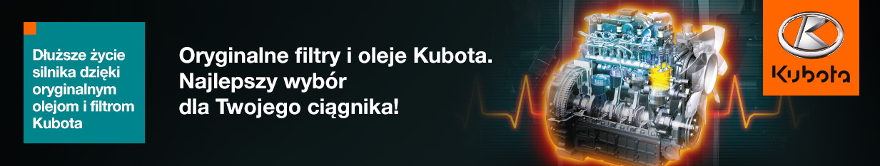 KUBOTA Finance - Oryginalne filtry i oleje