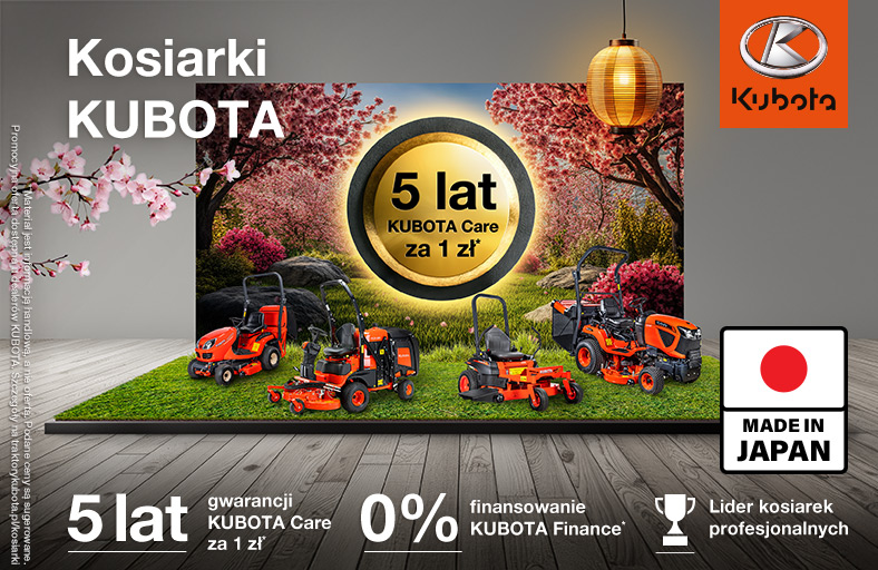 Kubota – Lider kosiarek