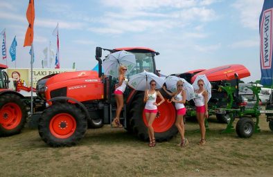 Ciągnik Kubota na targach w Minikowie