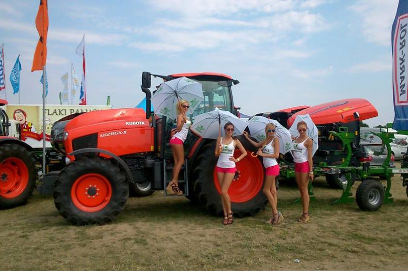 Ciągnik Kubota na targach w Minikowie